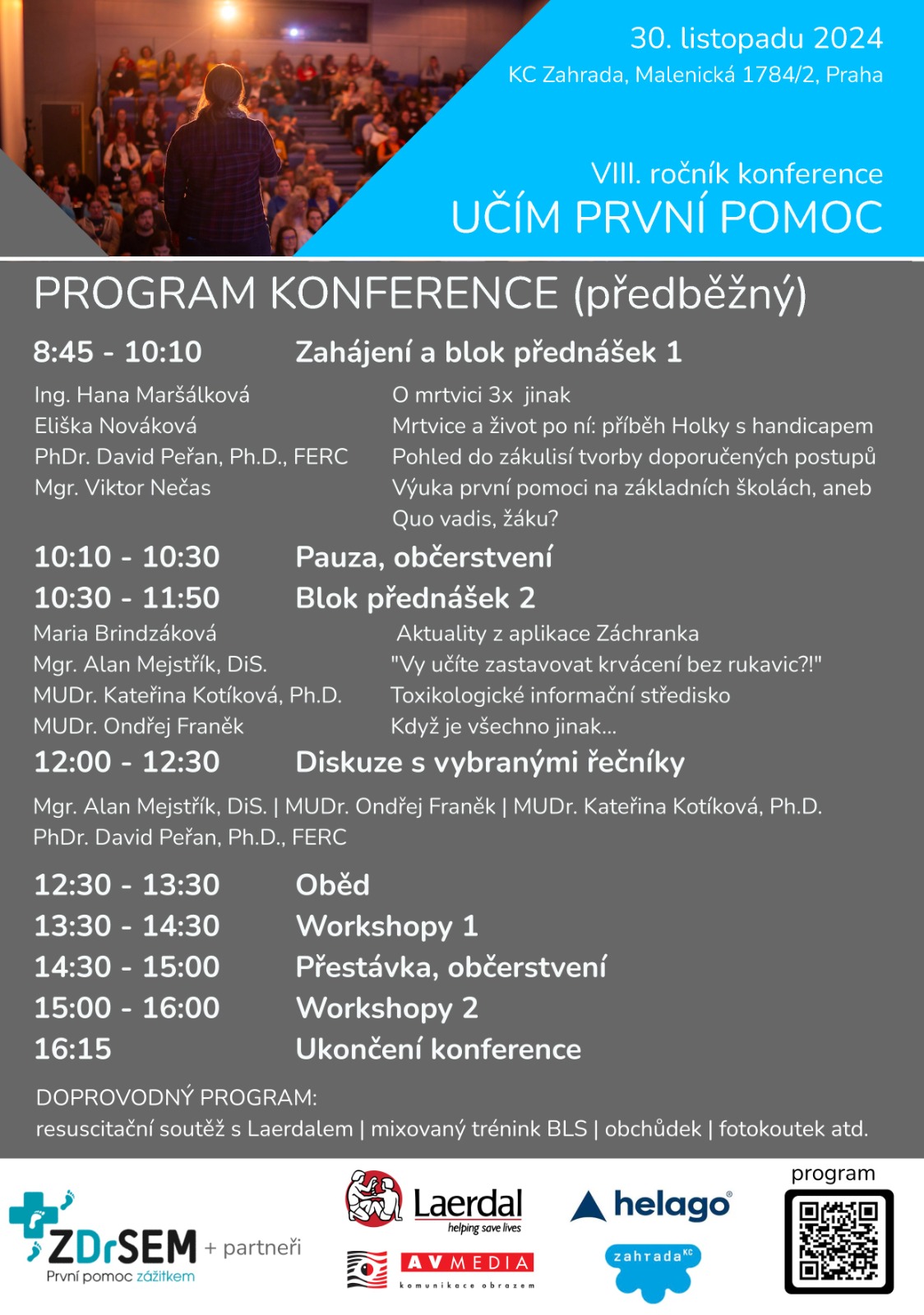 Program konference 2024, textová verze je ve vedlejší záložce